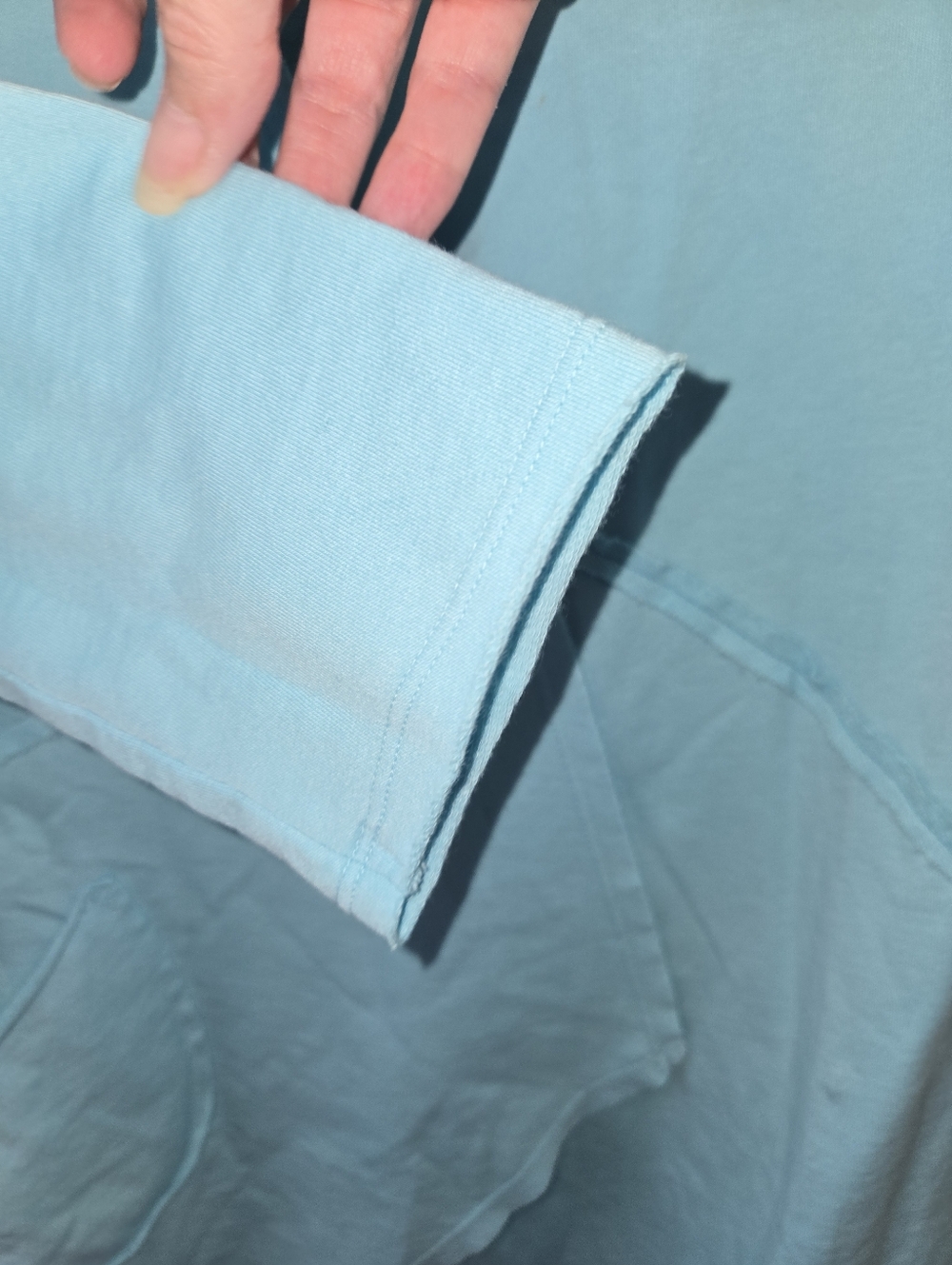 Focus Casual Life Light Blue Wrap Cardigan - Picture 4 of 11